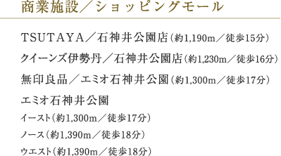 商業施設／ショッピングモール